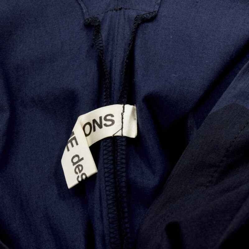 Comme des Garcons rare COMME DES GARCONS Vintage 1980's blue brushstroke angular trapeze dress Size S / US 4 / IT 40 - 11 Thumbnail