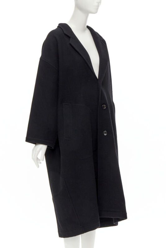 Comme des Garcons rare COMME DES GARCONS Vintage 1980's Dinosaur jagged cut out draped coat M Size ONE SIZE - 4 Thumbnail