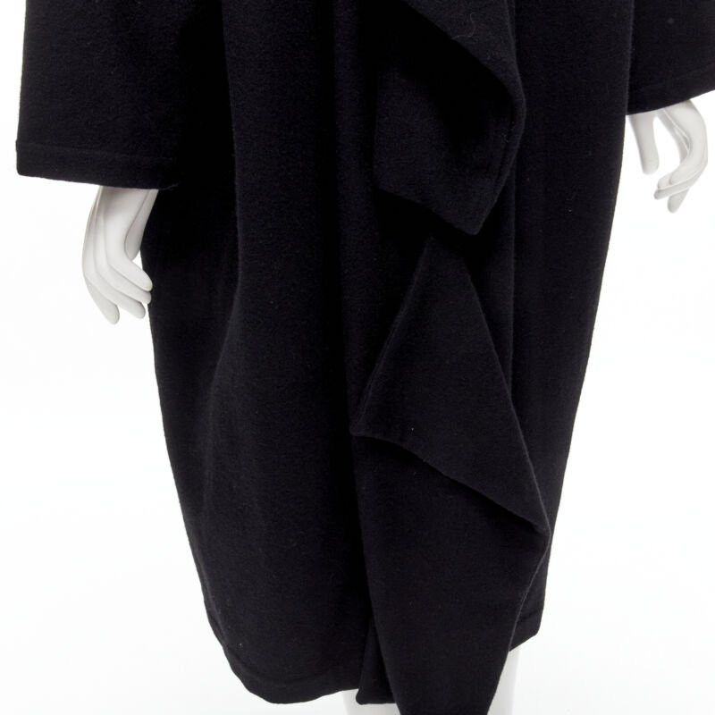 Comme des Garcons rare COMME DES GARCONS Vintage 1980's Dinosaur jagged cut out draped coat M Size ONE SIZE - 8 Thumbnail