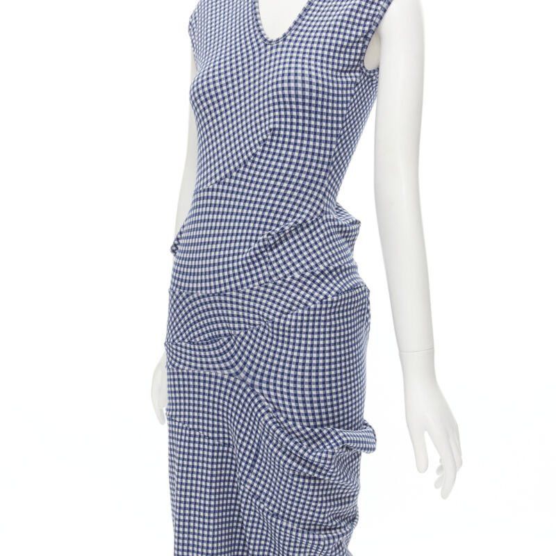 Comme des Garcons rare COMME DES GARCONS Robe De Chambre Vintage 1997 Lumps Bumps blue dress Size ONE SIZE - 8 Thumbnail