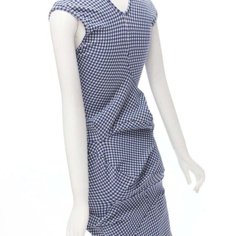 Comme des Garcons rare COMME DES GARCONS Robe De Chambre Vintage 1997 Lumps Bumps blue dress Size ONE SIZE - 2 Thumbnail