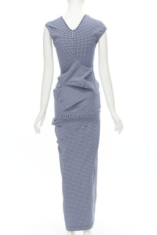 Comme des Garcons rare COMME DES GARCONS Robe De Chambre Vintage 1997 Lumps Bumps blue dress Size ONE SIZE - 5 Thumbnail