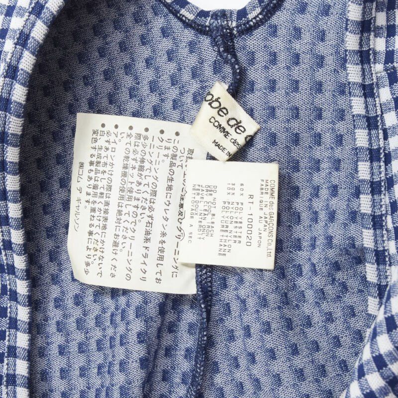 Comme des Garcons rare COMME DES GARCONS Robe De Chambre Vintage 1997 Lumps Bumps blue dress Size ONE SIZE - 9 Thumbnail