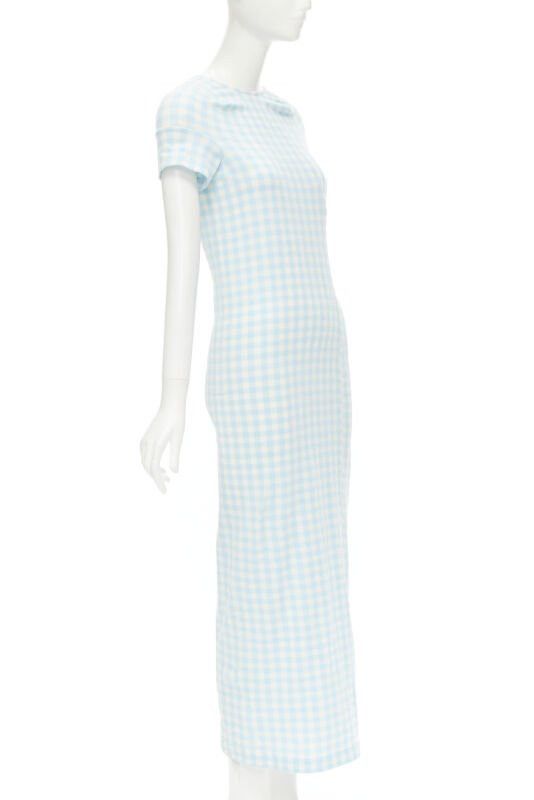 Comme des Garcons rare COMME DES GARCONS Robe De Chambre Vintage 1997 Lumps Bumps light blue dress Size ONE SIZE - 3 Thumbnail