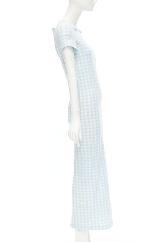 Comme des Garcons rare COMME DES GARCONS Robe De Chambre Vintage 1997 Lumps Bumps light blue dress Size ONE SIZE - 4 Thumbnail