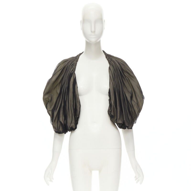 Comme des Garcons COMME DES GARCONS 1993 Vintage Runway black voluminous shrug Cindy Sherman Size M / US 6-8 / IT 42-44 - 10 Thumbnail