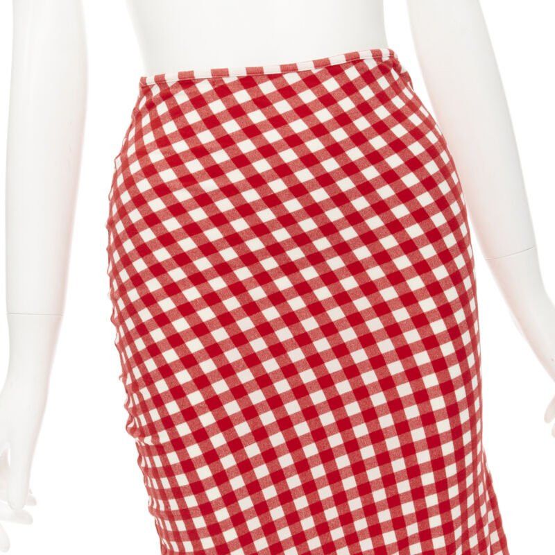 Comme des Garcons COMME DES GARCONS 1997 Vintage Lumps and Bumps gingham checked blue red set Size S / US 4 / IT 40 - 10 Thumbnail