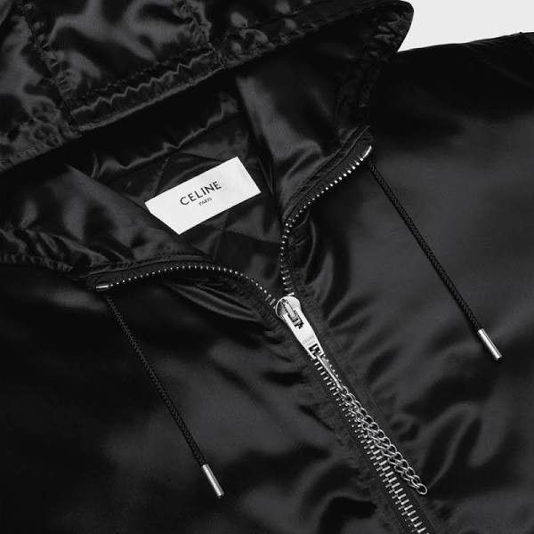 Celine celine bomber jacket in satin finish nylon Size US XS / EU 42 / 0 - 4 Thumbnail