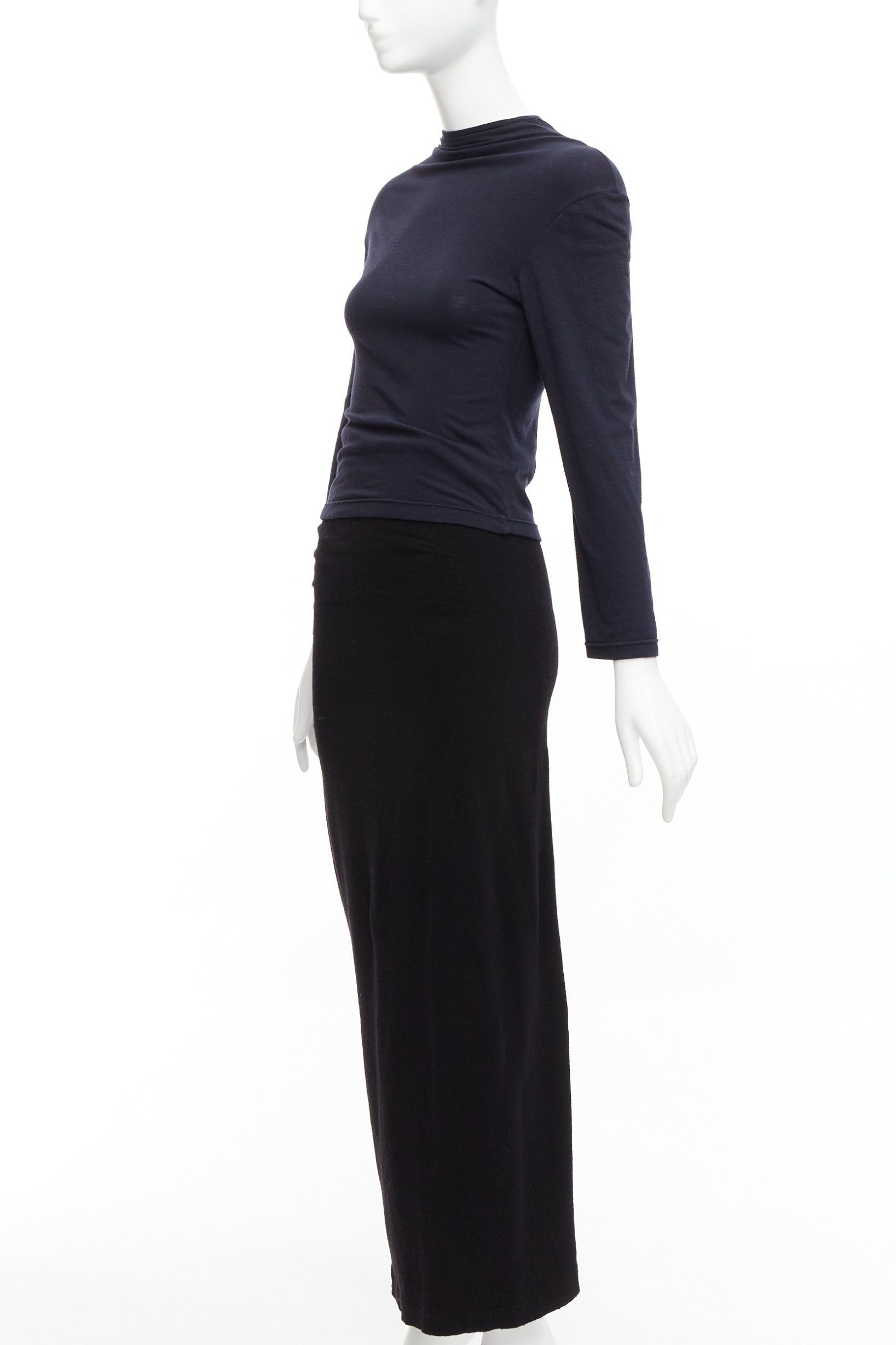Comme des Garcons COMME DES GARCONS 1997 Lumps Bumps black padded irregular top gathered skirt M Size XS / US 0-2 / IT 36-38 - 11 Thumbnail