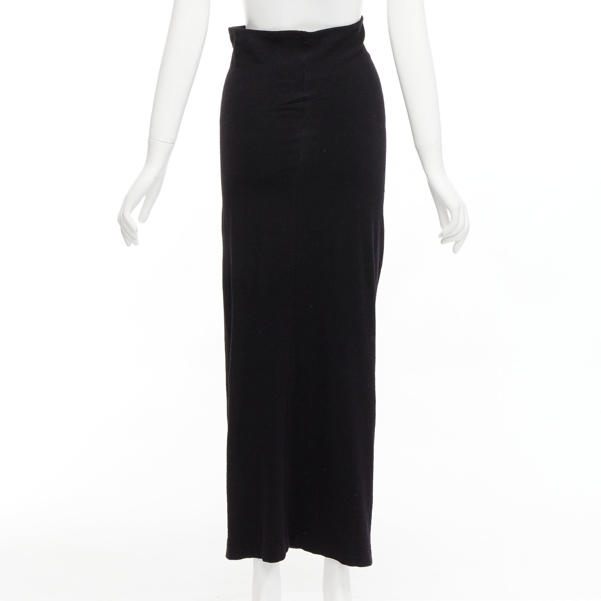 Comme des Garcons COMME DES GARCONS 1997 Lumps Bumps black padded irregular top gathered skirt M Size XS / US 0-2 / IT 36-38 - 4 Thumbnail