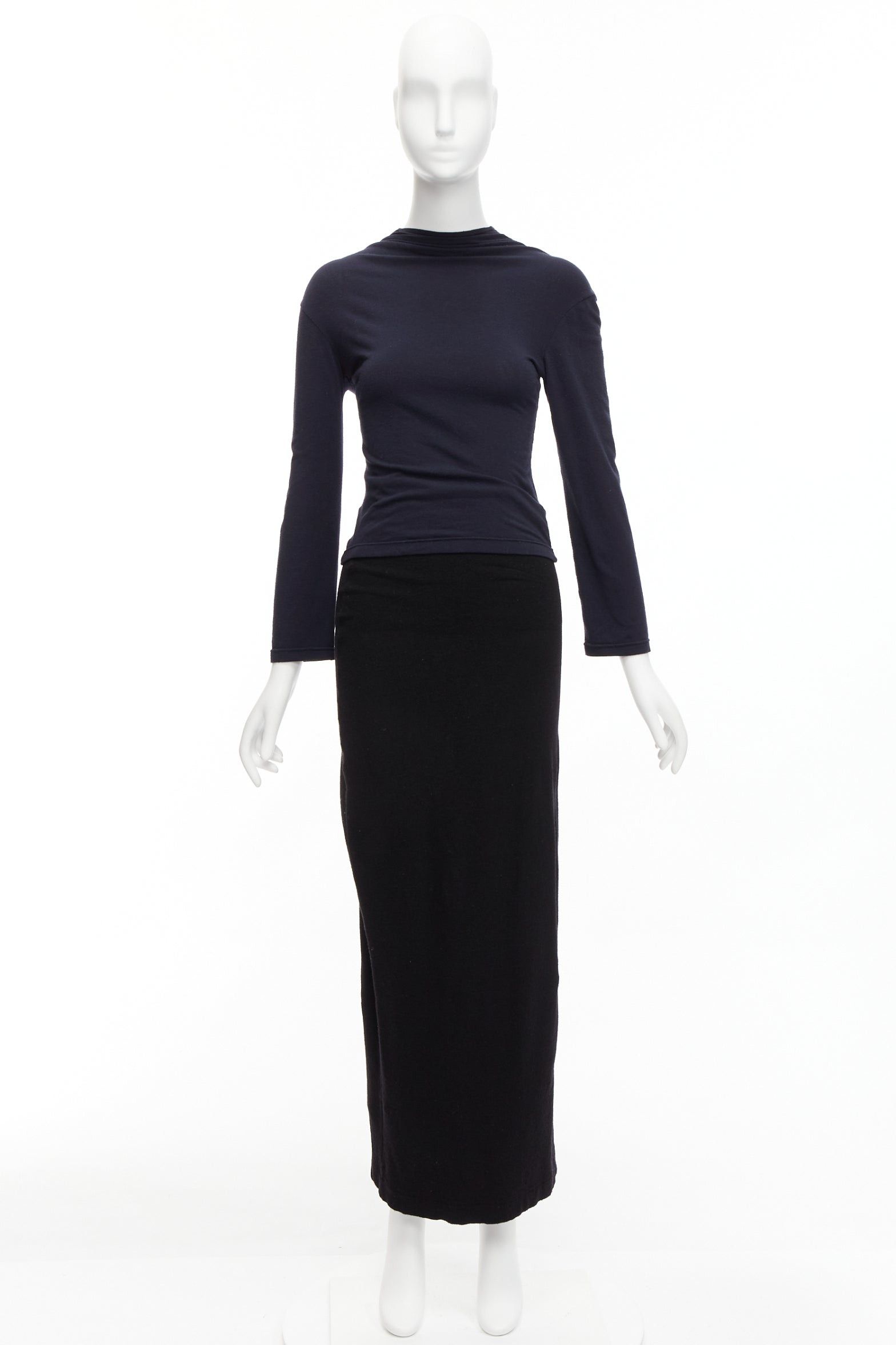 Comme des Garcons COMME DES GARCONS 1997 Lumps Bumps black padded irregular top gathered skirt M Size XS / US 0-2 / IT 36-38 - 16 Thumbnail