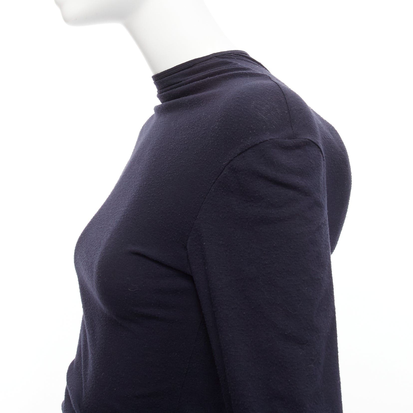 Comme des Garcons COMME DES GARCONS 1997 Lumps Bumps black padded irregular top gathered skirt M Size XS / US 0-2 / IT 36-38 - 12 Thumbnail