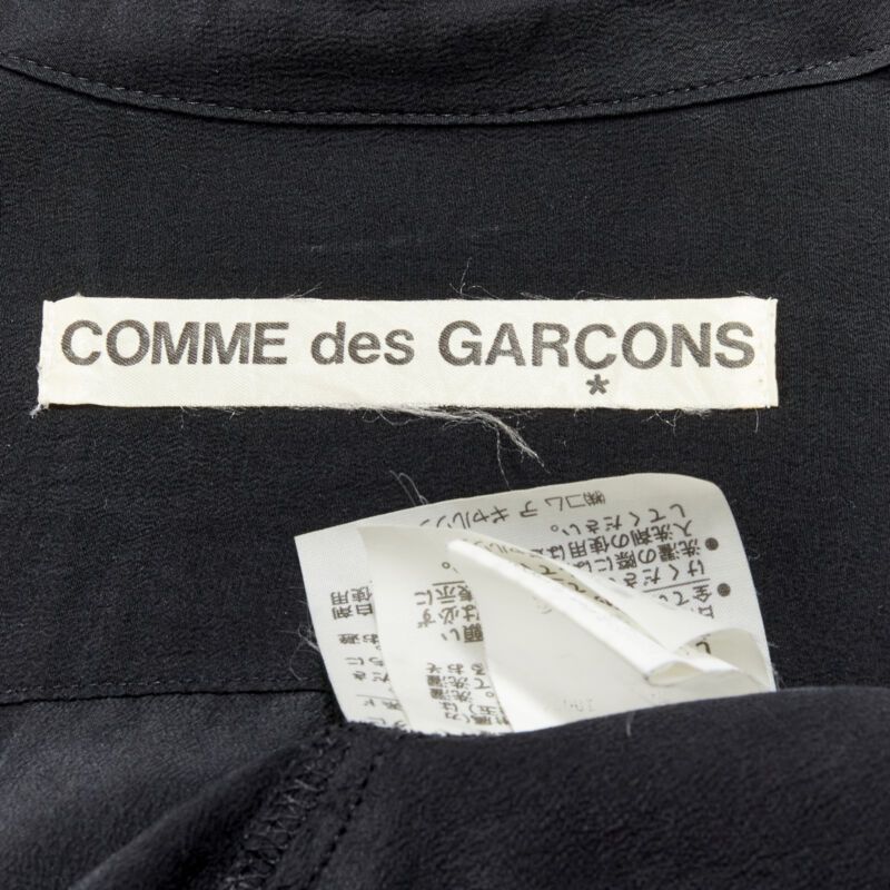 Comme des Garcons COMME DES GARCONS 1980's Vintage black waterfall draped chandelier jewel shirt Size ONE SIZE - 8 Thumbnail