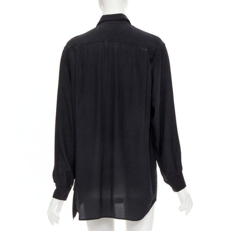 Comme des Garcons COMME DES GARCONS 1980's Vintage black waterfall draped chandelier jewel shirt Size ONE SIZE - 5 Thumbnail