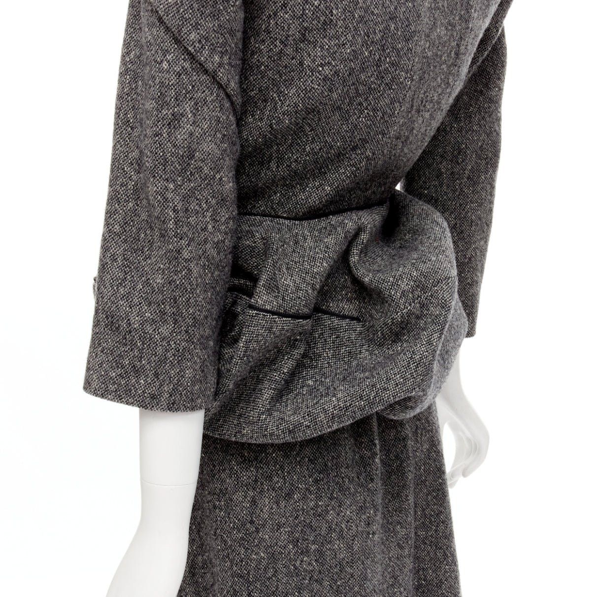 Junya Watanabe rare JUNYA WATANABE 1999 Vintage grey tweed convertible blazer dress look S Size S / US 4 / IT 40 - 13 Thumbnail