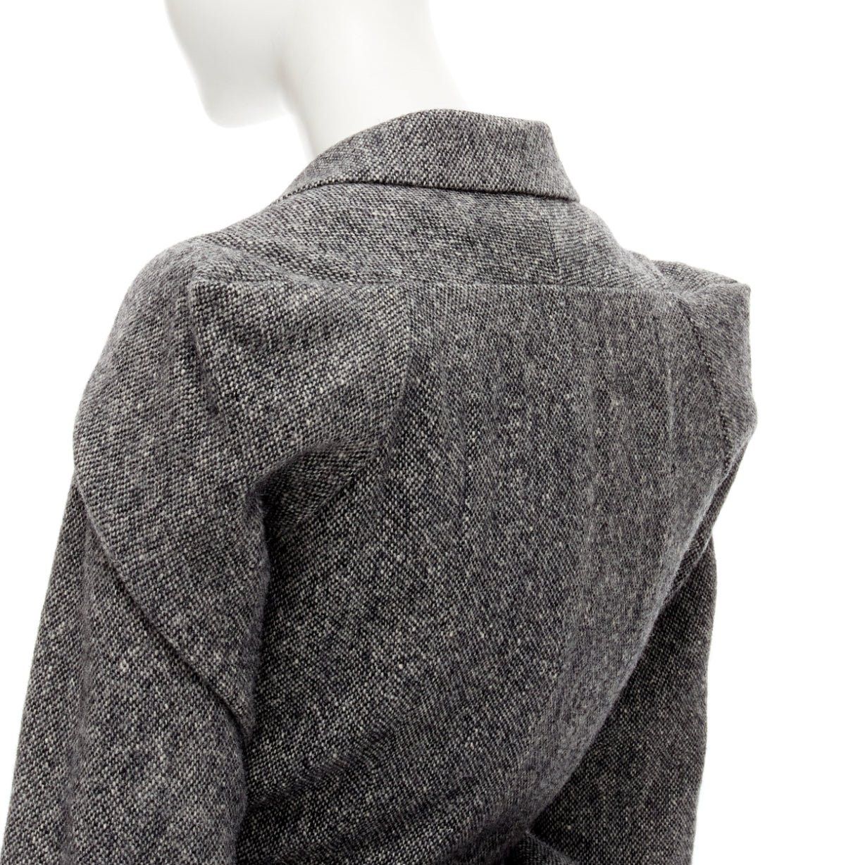 Junya Watanabe rare JUNYA WATANABE 1999 Vintage grey tweed convertible blazer dress look S Size S / US 4 / IT 40 - 12 Thumbnail