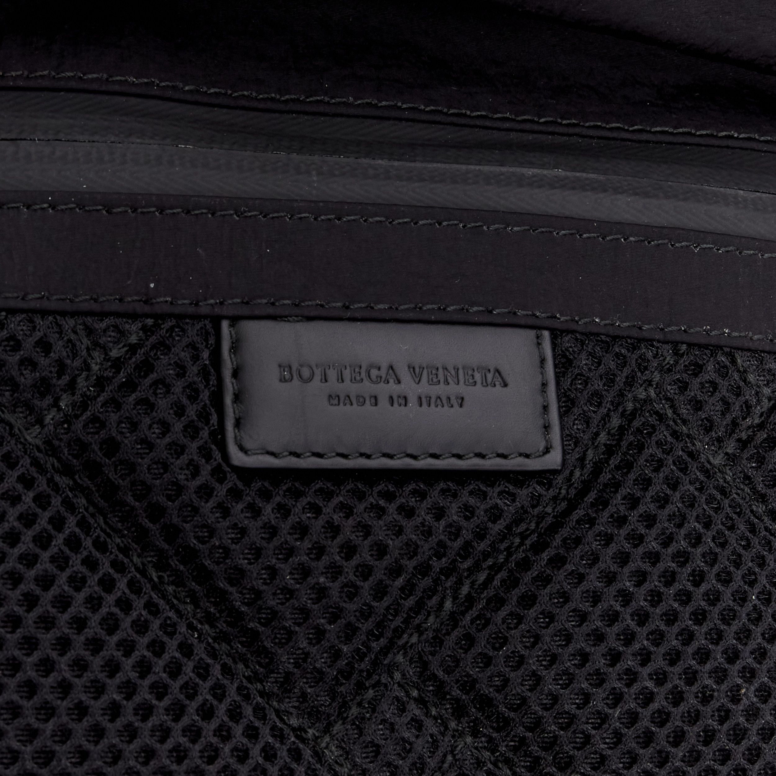 Bottega Veneta BOTTEGA VENETA Daniel Lee blue black nylon mesh technical buckle waist belt bag Size ONE SIZE - 10 Thumbnail