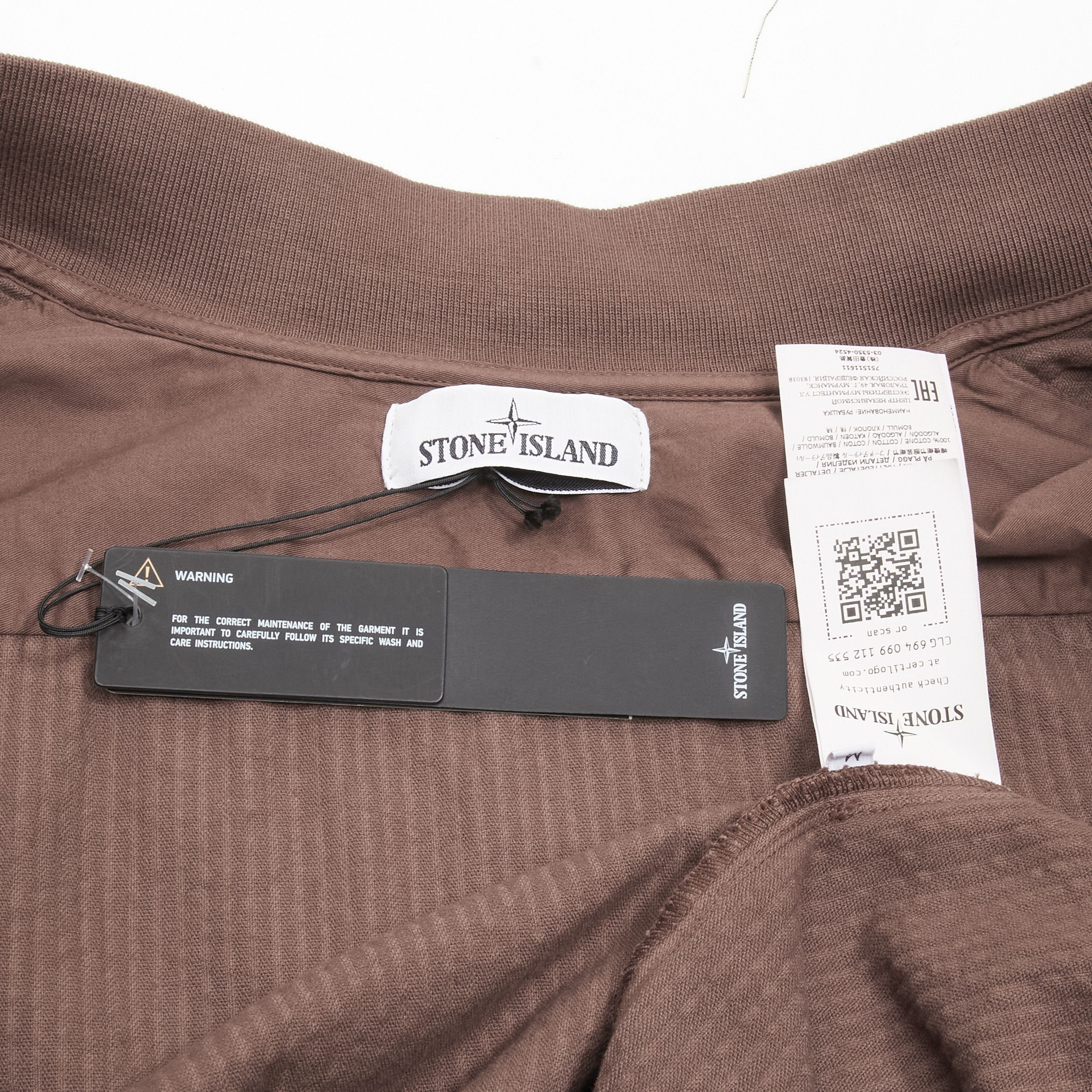Stone Island STONE ISLAND brown corduroy trucker pocket zip up bomber jacket M Size US M / EU 48-50 / 2 - 10 Thumbnail