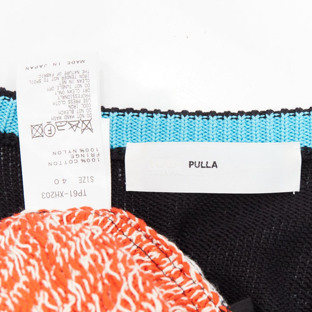 Toga TOGA ARCHIVES PULLA black cotton oriental motif colourful fringe dress IT40 S Size S / US 4 / IT 40 - 8 Thumbnail