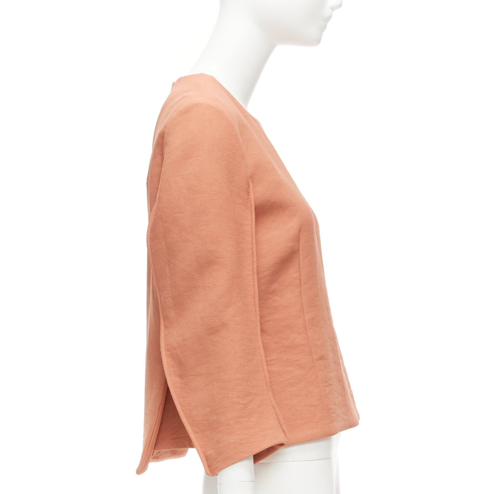 Marni MARNI dusty pink reverse piped 3/4 sleeves crew neck top IT42 M Size M / US 6-8 / IT 42-44 - 5 Thumbnail