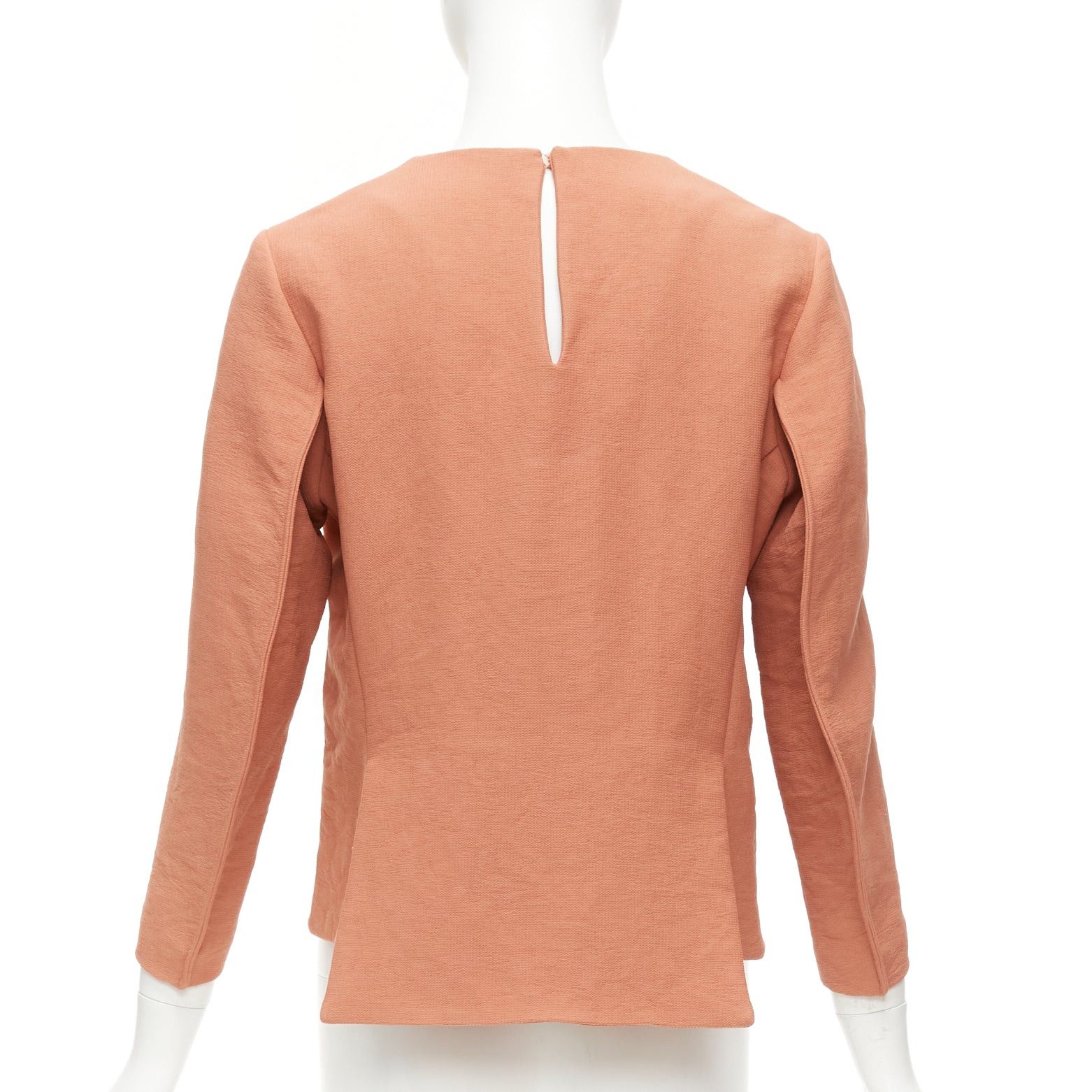 Marni MARNI dusty pink reverse piped 3/4 sleeves crew neck top IT42 M Size M / US 6-8 / IT 42-44 - 6 Thumbnail