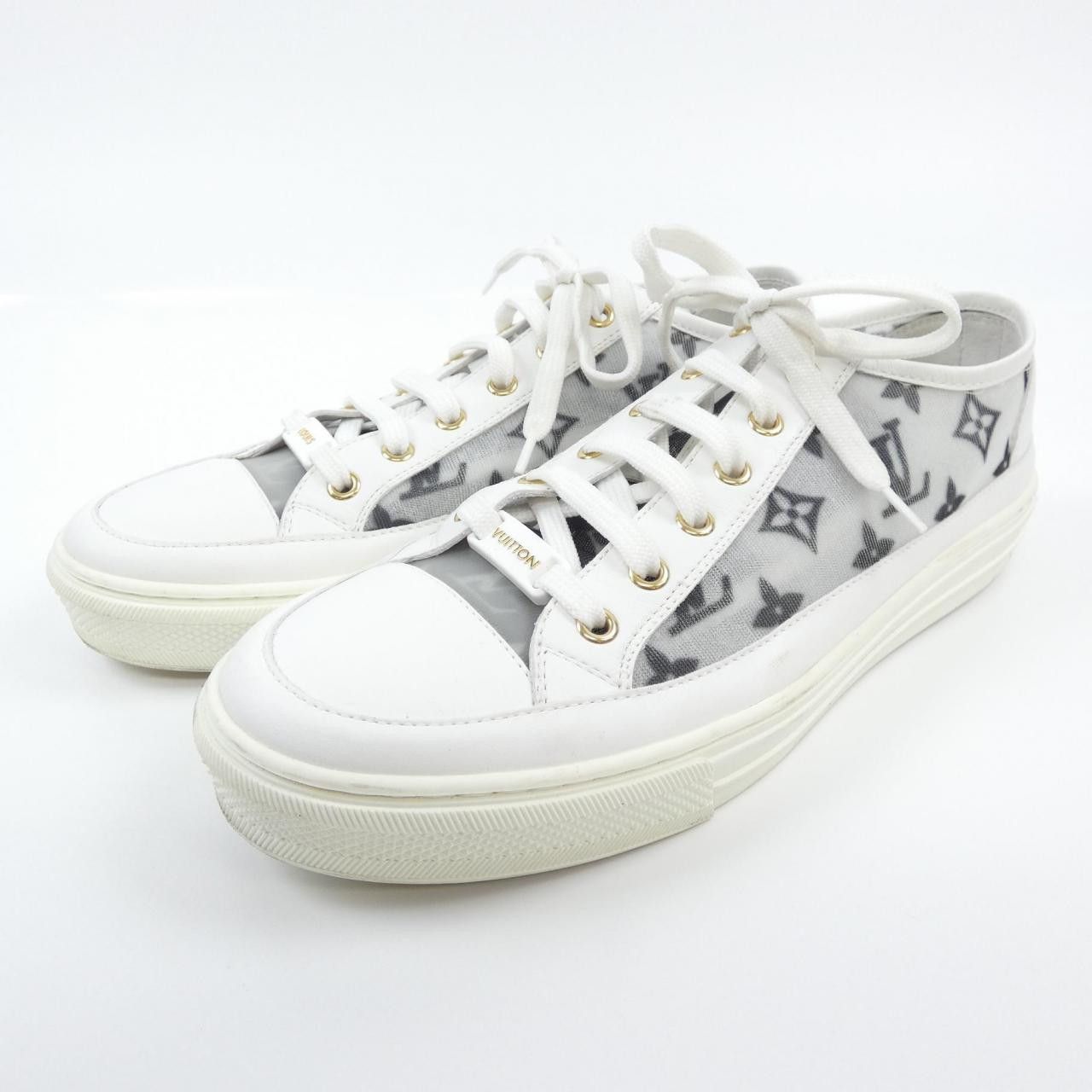 Louis Vuitton Louis Vuitton Louis Vuitton Stellar Line Sneakers Leather Shoes DUTY FREE for USA Size ONE SIZE - 3 Thumbnail