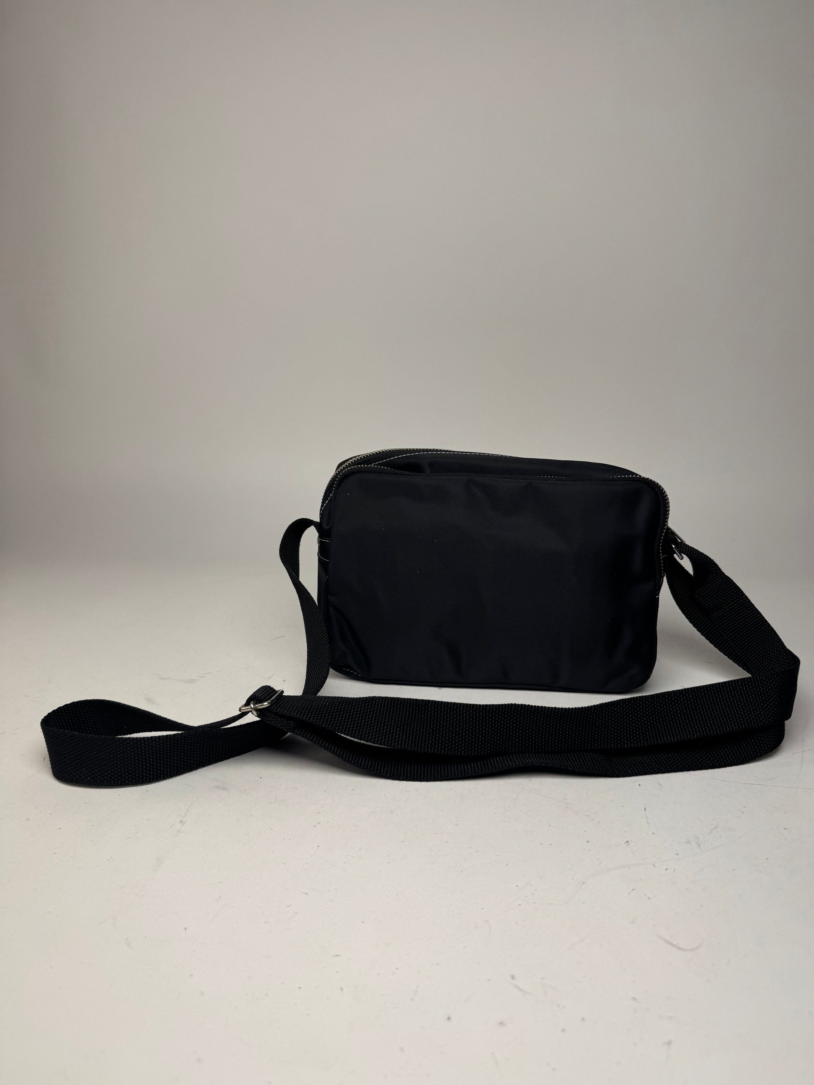 Courreges Vintage Polyester crossbody Bag black Size ONE SIZE - 9 Thumbnail