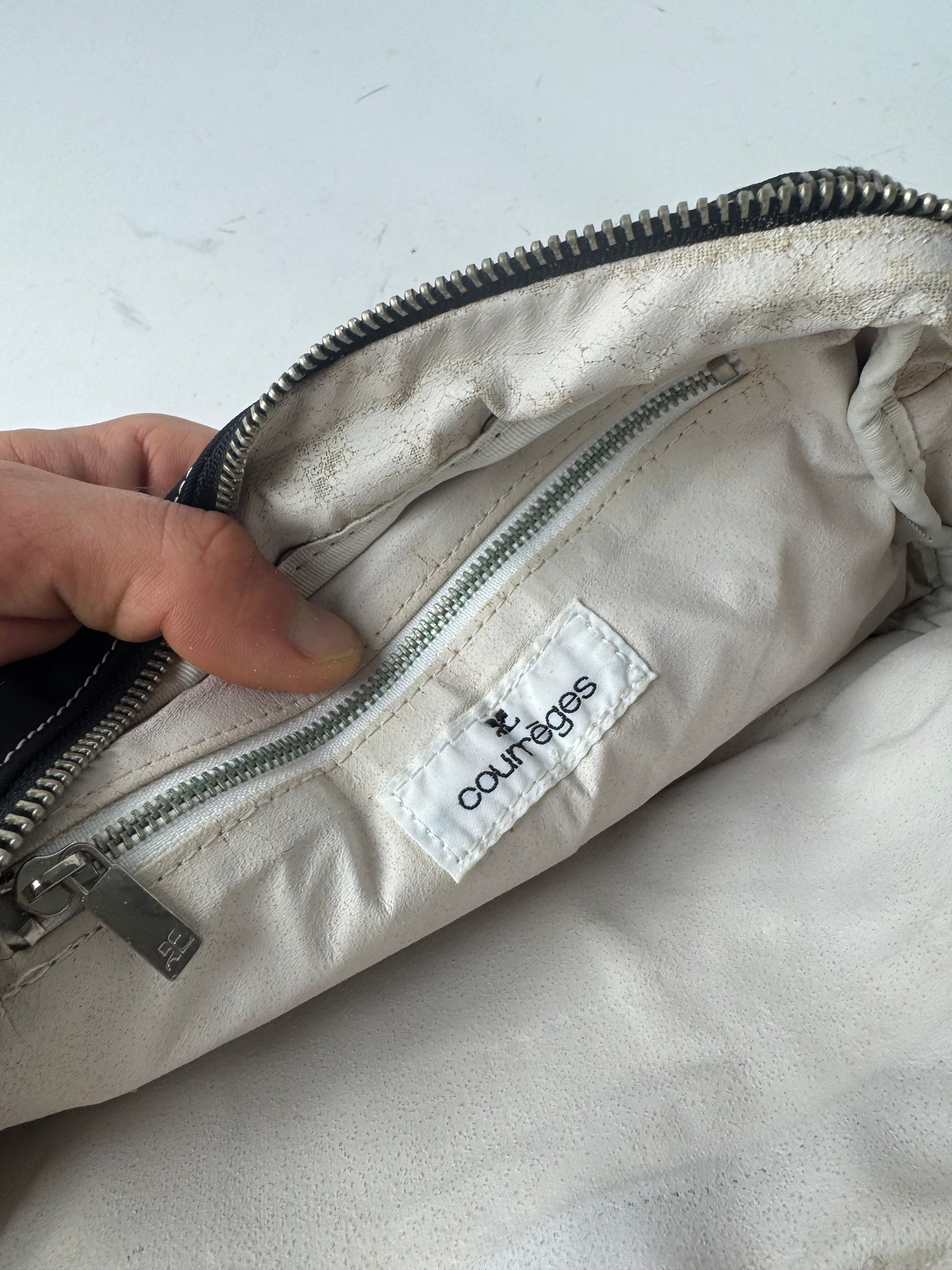 Courreges Vintage Polyester crossbody Bag black Size ONE SIZE - 5 Thumbnail