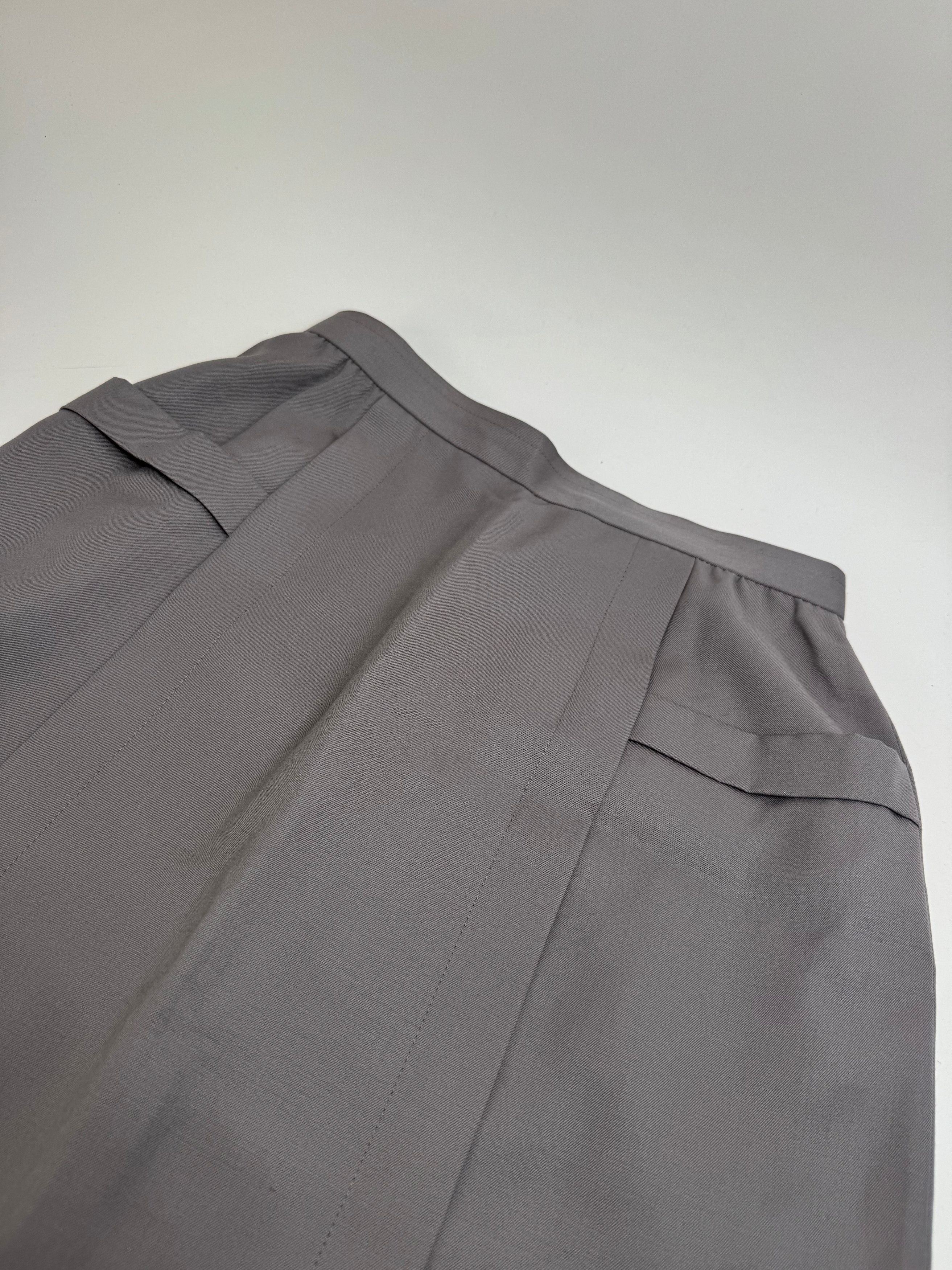 Dior Vintage Wool Skirt Grey M Size 30" / US 8 / IT 44 - 12 Thumbnail