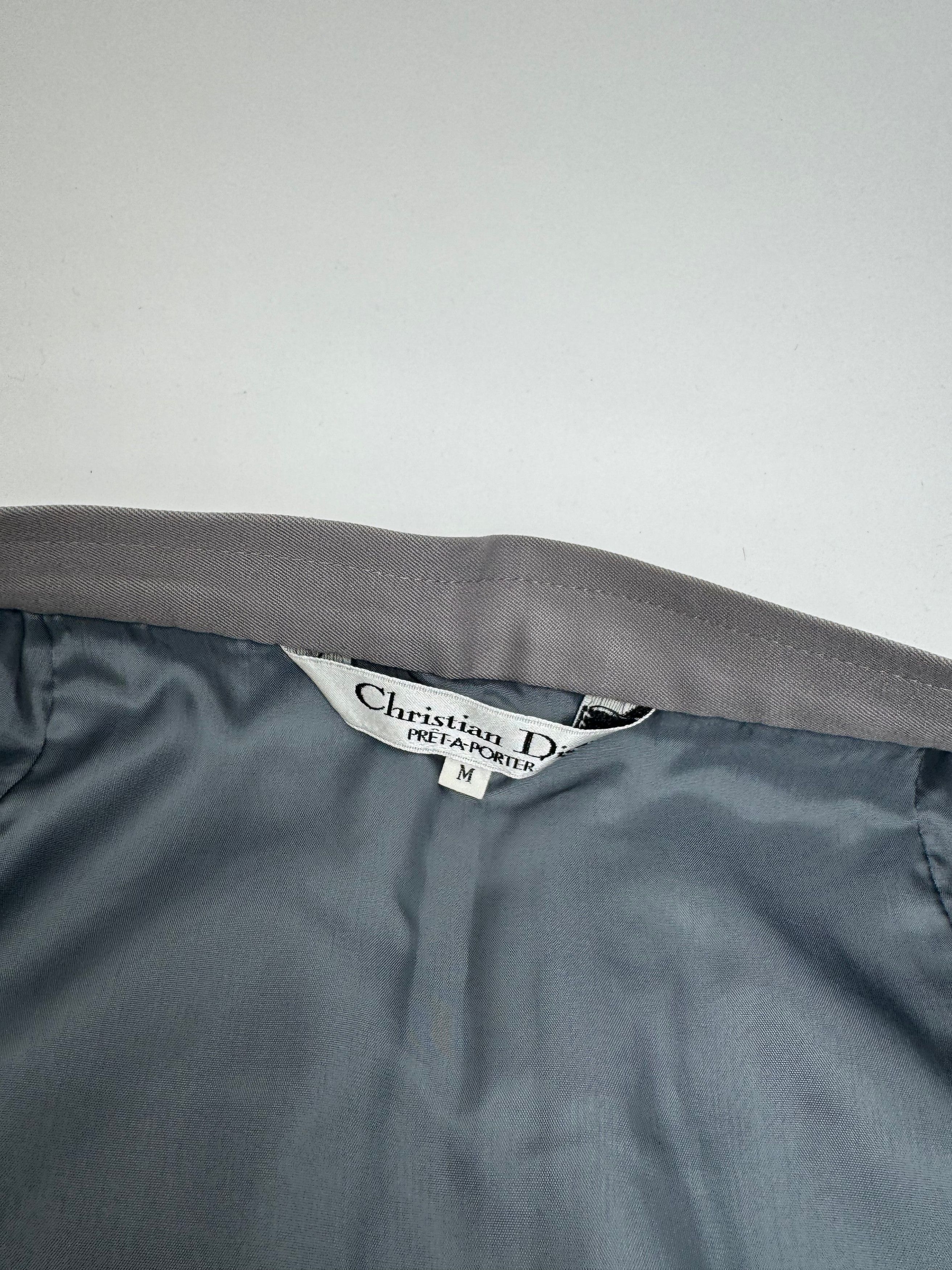 Dior Vintage Wool Skirt Grey M Size 30" / US 8 / IT 44 - 5 Thumbnail
