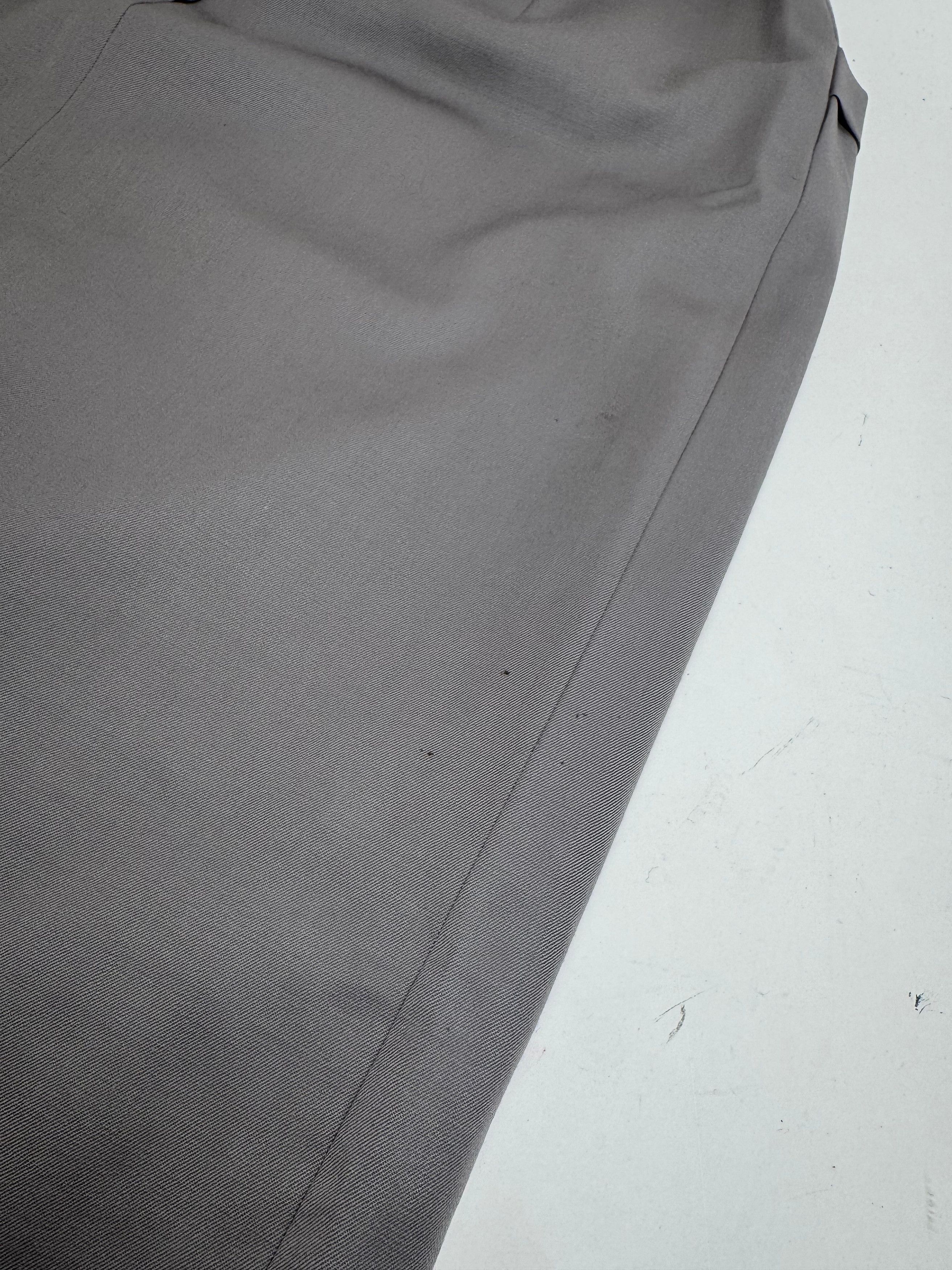 Dior Vintage Wool Skirt Grey M Size 30" / US 8 / IT 44 - 8 Thumbnail