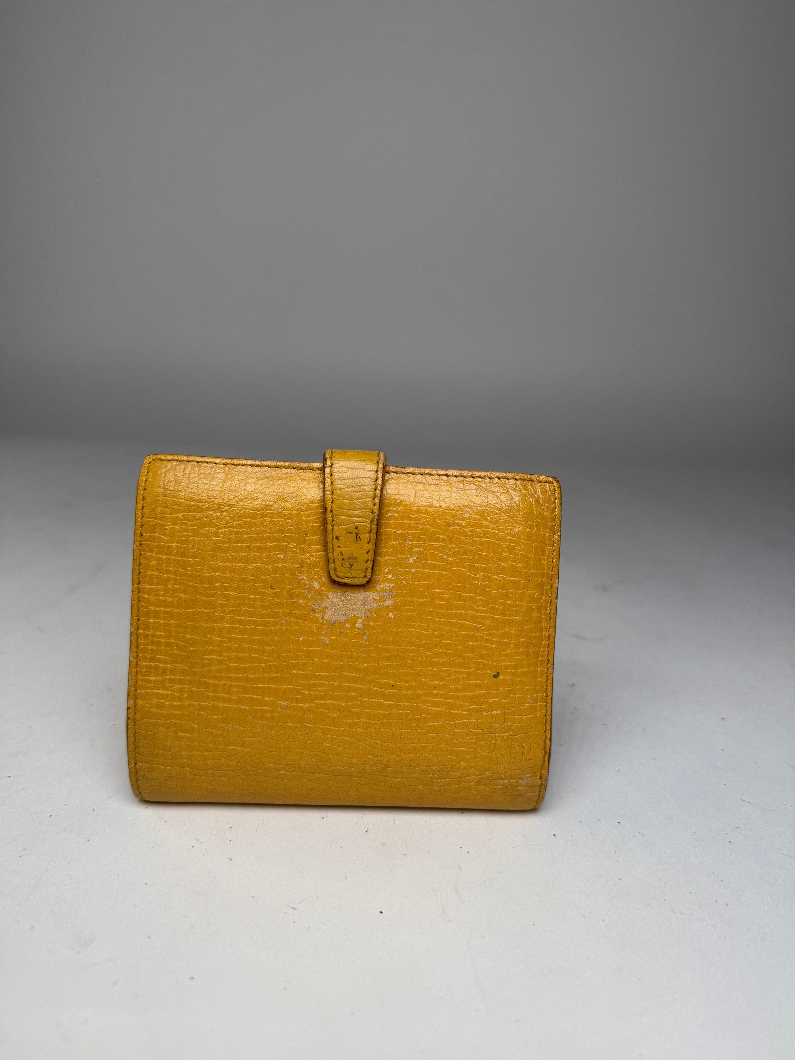 Loewe Vintage Madrid Leather Wallet yellow Size ONE SIZE - 9 Thumbnail