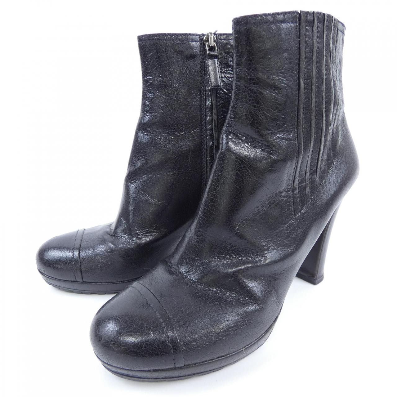 Prada Prada Prada Boots Leather Shoes DUTY FREE for USA Size ONE SIZE - 3 Thumbnail
