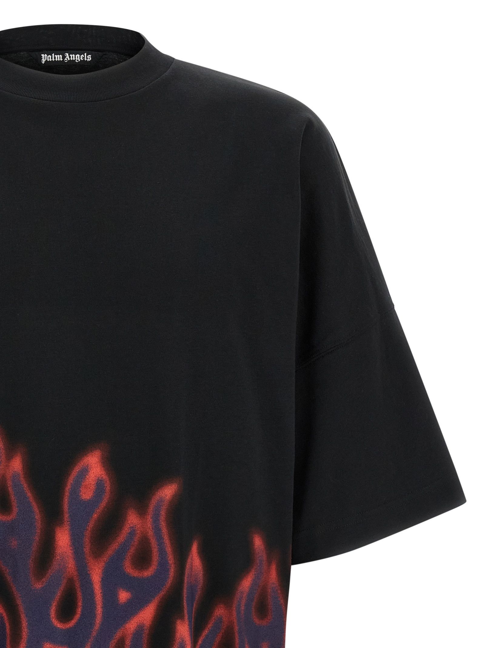 Palm Angels 'Flames' T-shirt Size US S / EU 44-46 / 1 - 3 Thumbnail