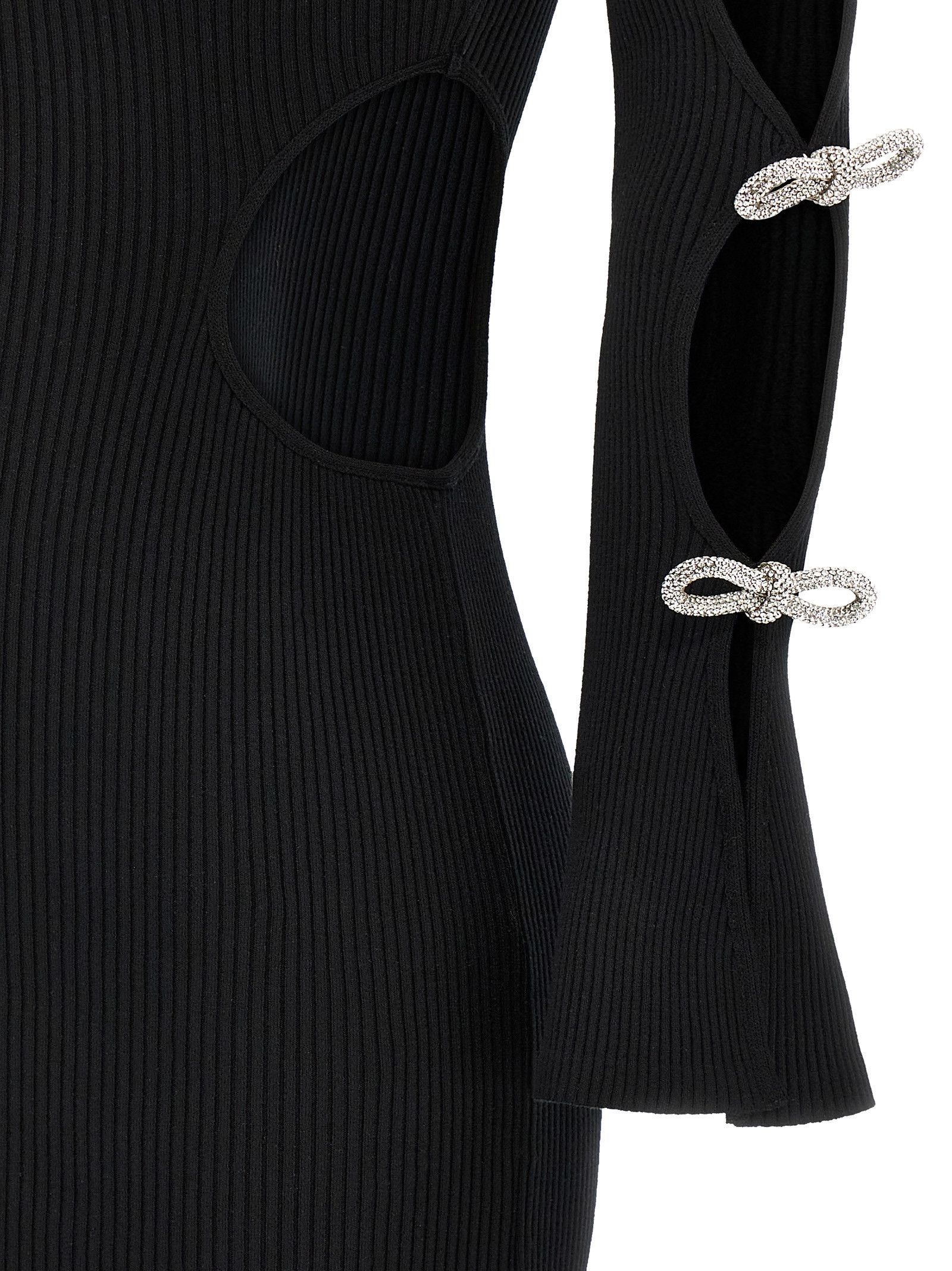 MACH & MACH 'Cut-Out Crystal Bow' dress Size L / US 10 / IT 46 - 4 Thumbnail