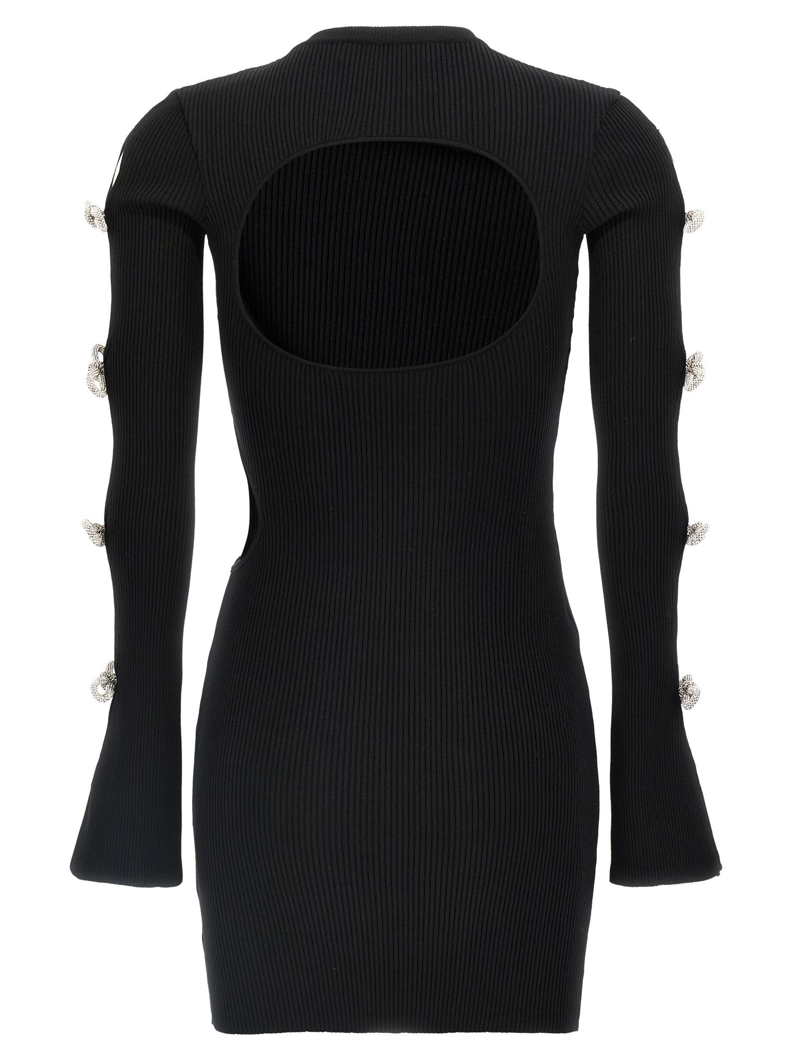 MACH & MACH 'Cut-Out Crystal Bow' dress Size L / US 10 / IT 46 - 2 Thumbnail