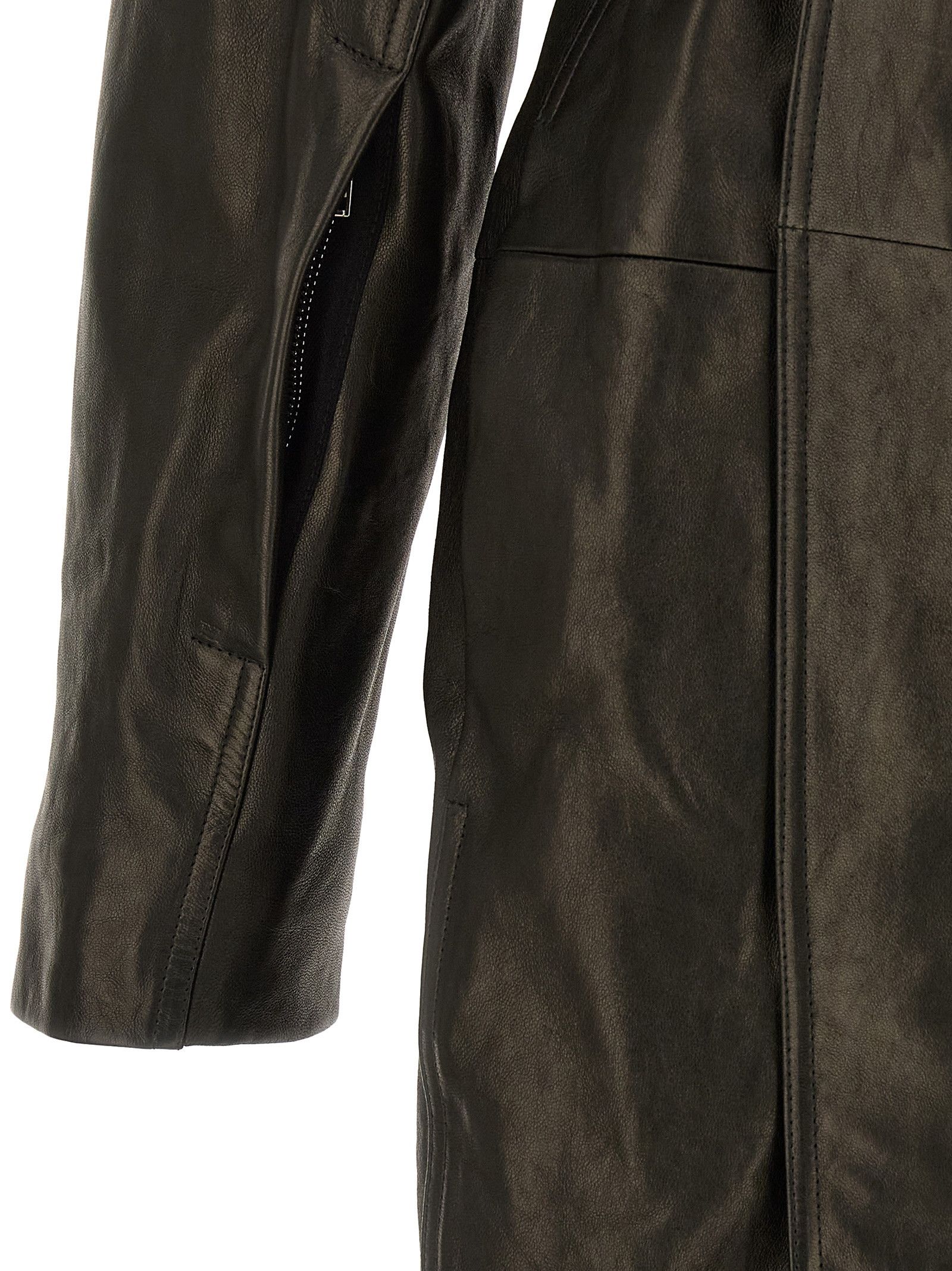 Rick Owens 'Dracucollar Belted' coat Size M / US 6-8 / IT 42-44 - 4 Thumbnail