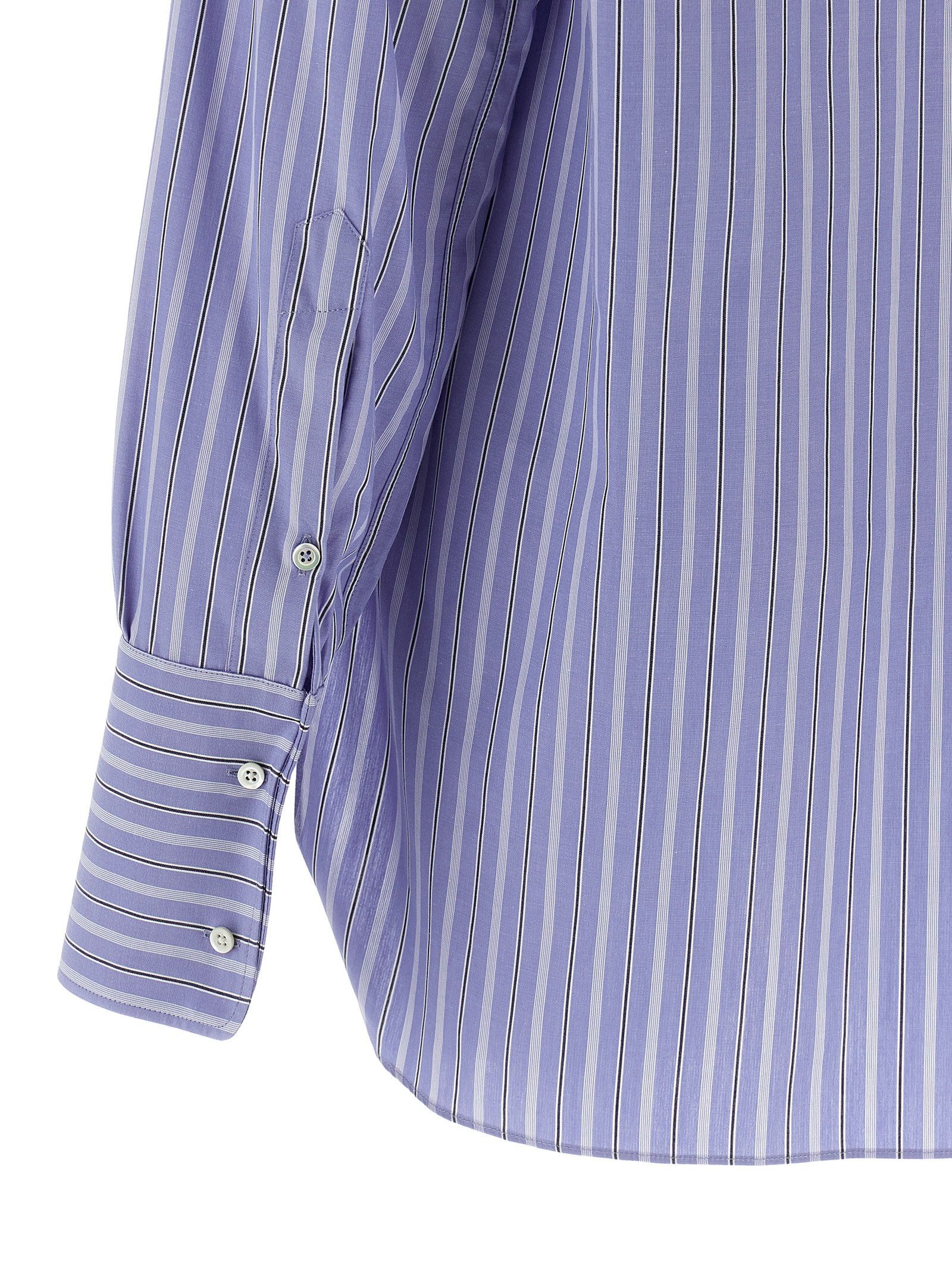 Maison Margiela Striped cotton shirt Size M / US 6-8 / IT 42-44 - 4 Thumbnail