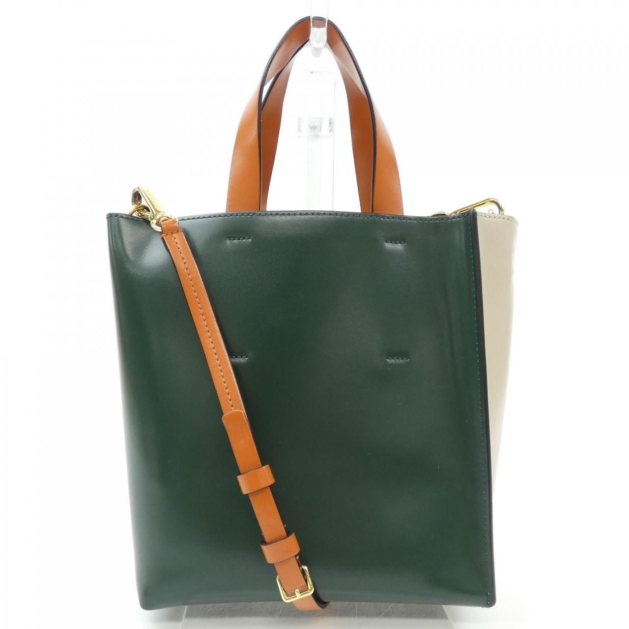 Marni Marni Marni SHMP0039Y0 LV639 Calf Bag Leather Crossbody Bag SHMP0039Y0 DUTY FREE for USA Size ONE SIZE - 3 Thumbnail