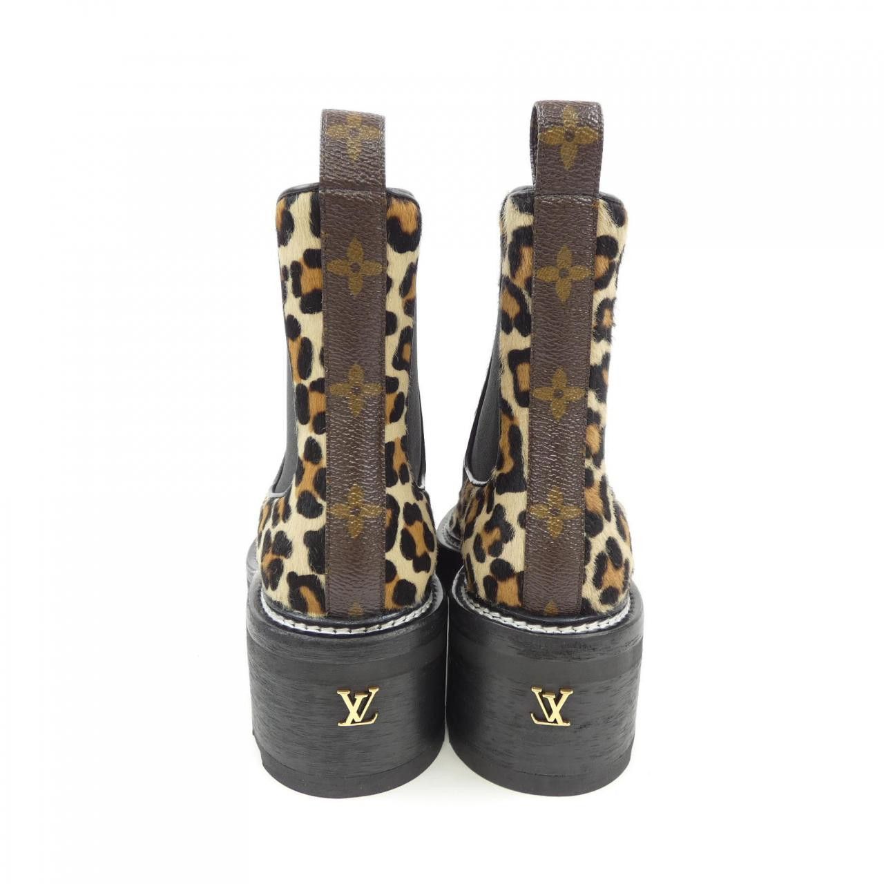 Louis Vuitton Louis Vuitton Louis Vuitton LV Bobourg Line Boots Leather Shoes DUTY FREE for USA Size ONE SIZE - 5 Thumbnail