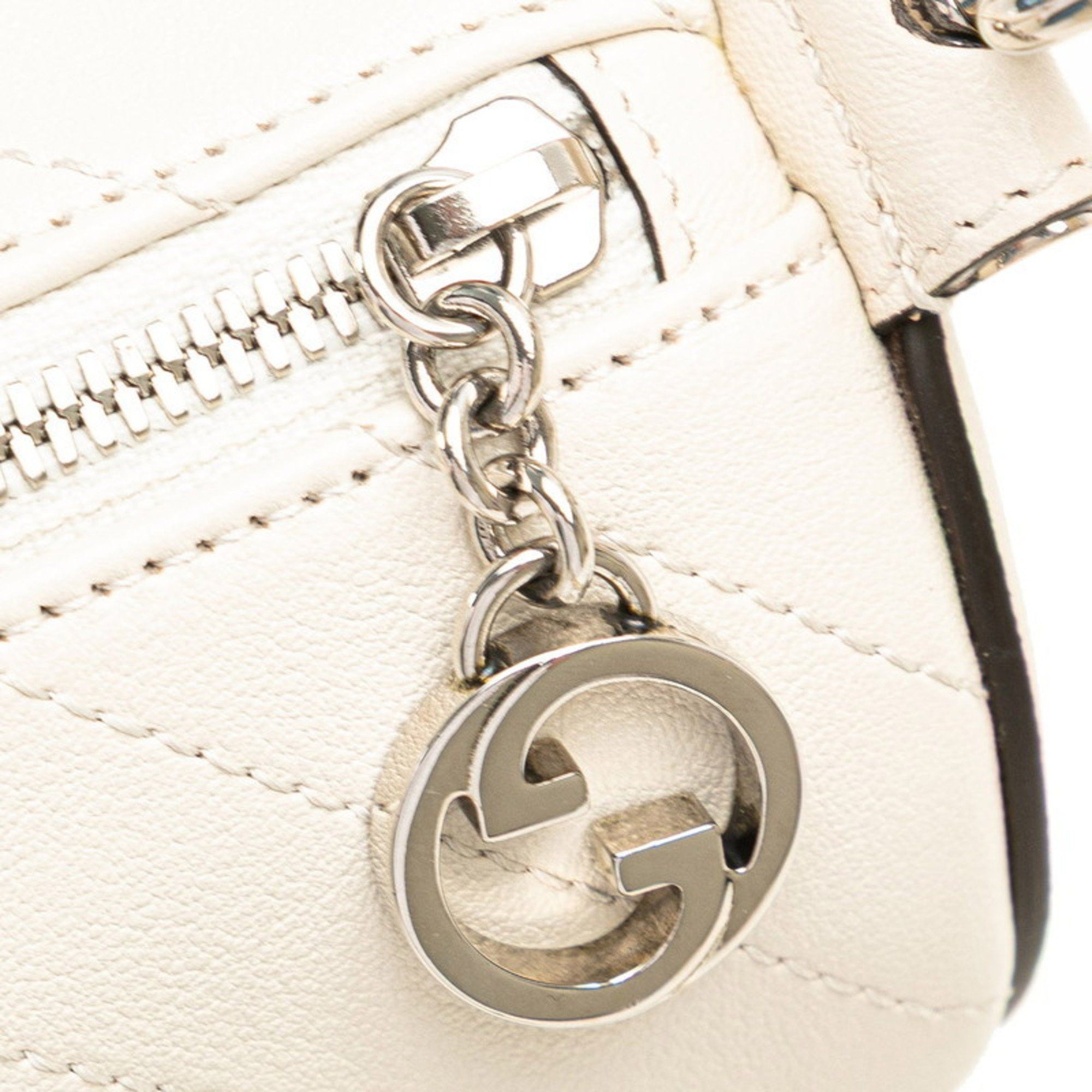 Gucci Gucci Blondie Mini Shoulder Bag/Handbag 760170 White Leather Women's GUCCI Size ONE SIZE - 6 Thumbnail