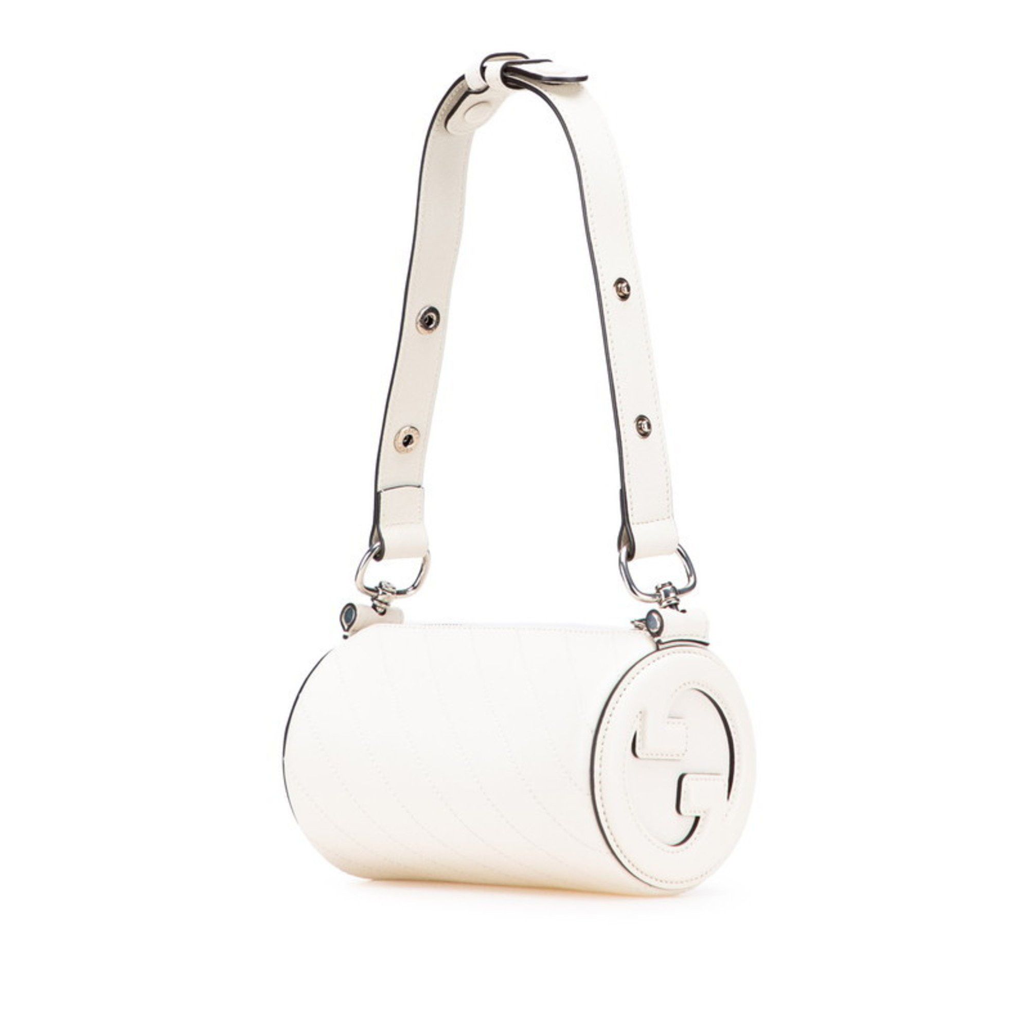 Gucci Gucci Blondie Mini Shoulder Bag/Handbag 760170 White Leather Women's GUCCI Size ONE SIZE - 2 Thumbnail