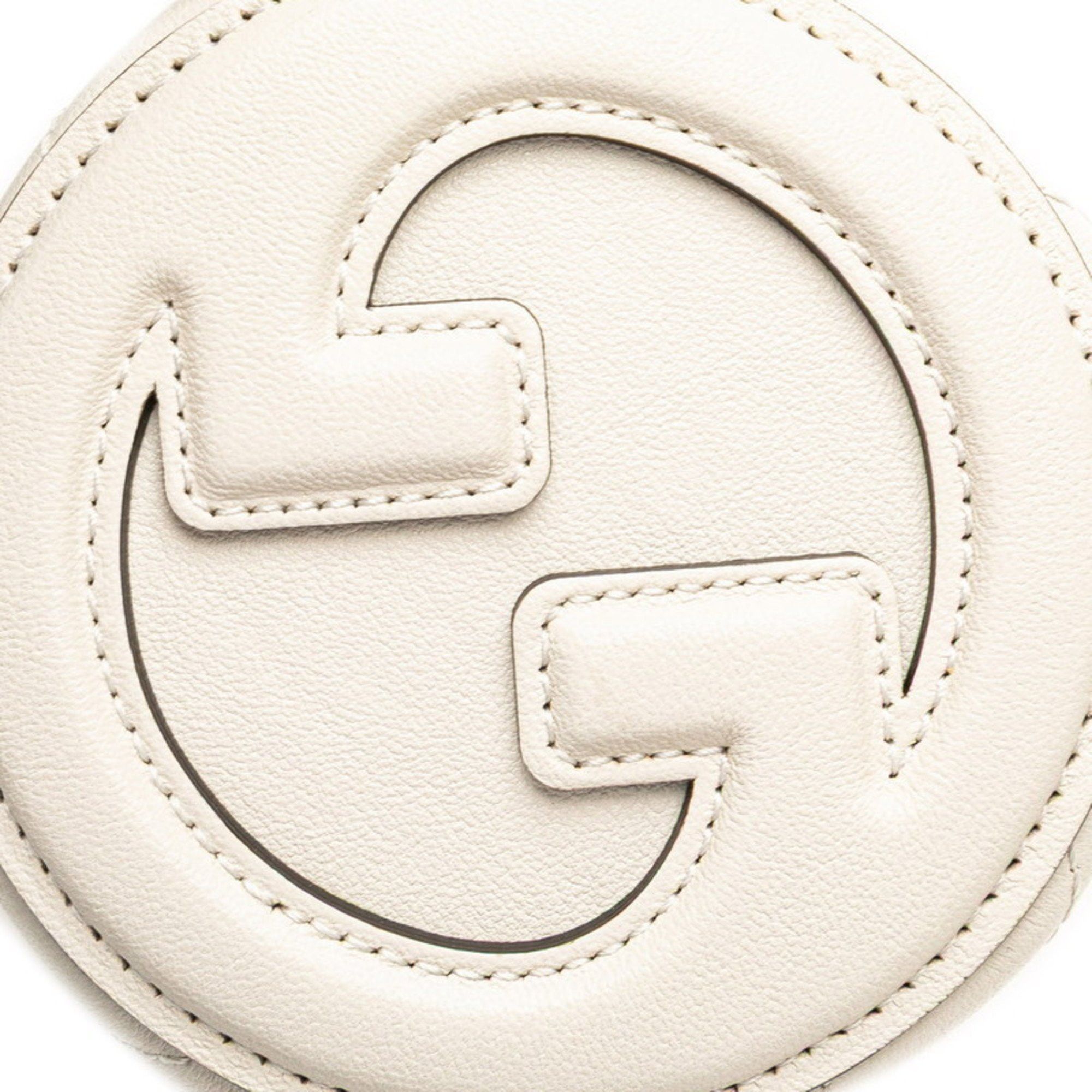 Gucci Gucci Blondie Mini Shoulder Bag/Handbag 760170 White Leather Women's GUCCI Size ONE SIZE - 5 Thumbnail