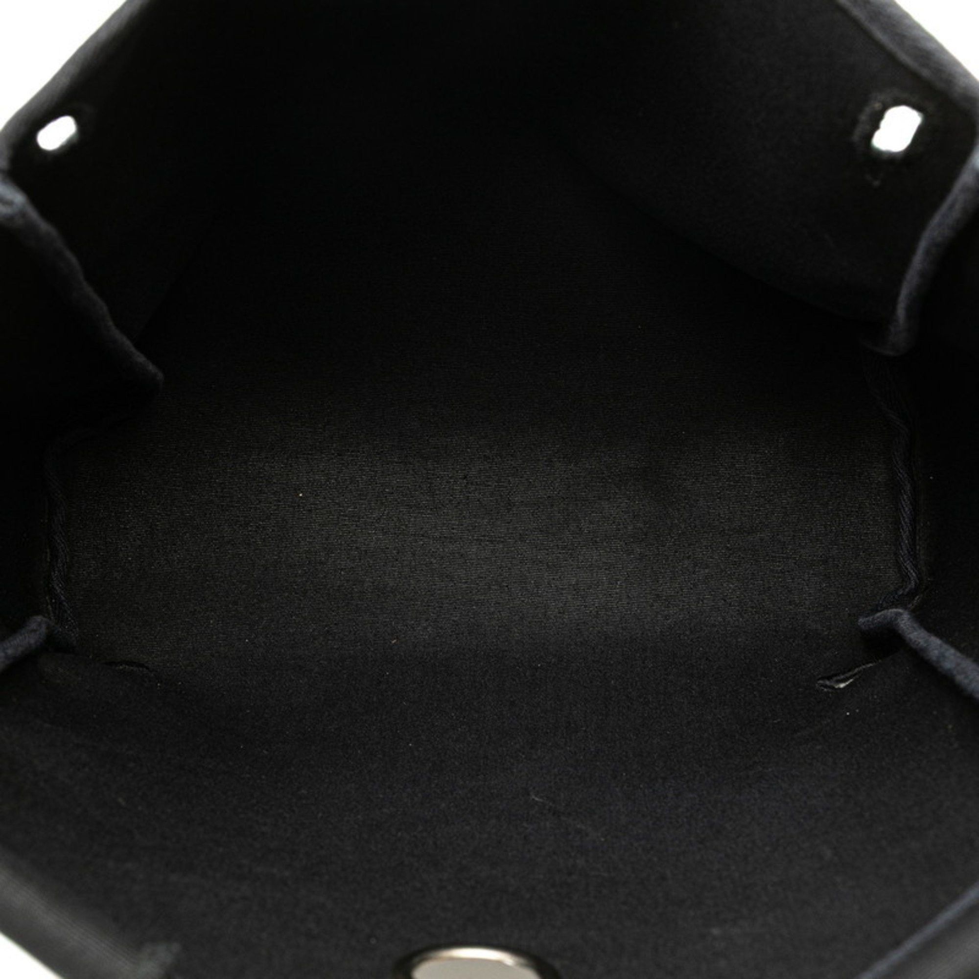 Hermes Hermès Airbag Ad PM Backpack/Handbag, 2-Way, Black Toile Officier Leather, Women's, HERMES Size ONE SIZE - 7 Thumbnail