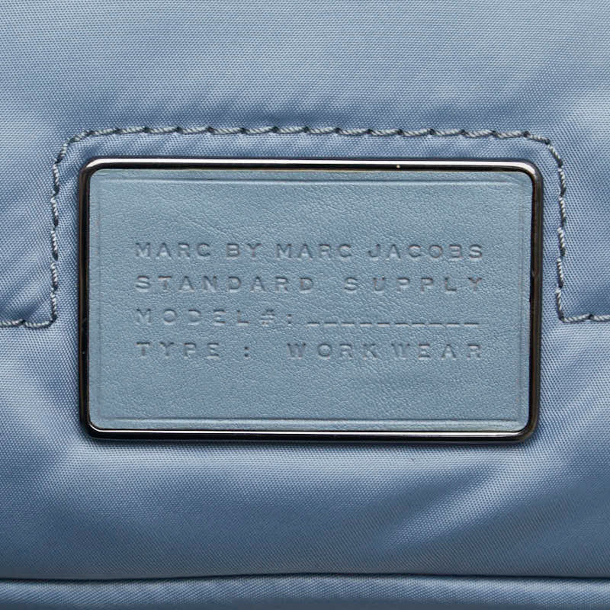 Marc Jacobs Marc Jacobs logo shoulder bag in blue nylon and leather for women. Size ONE SIZE - 5 Thumbnail