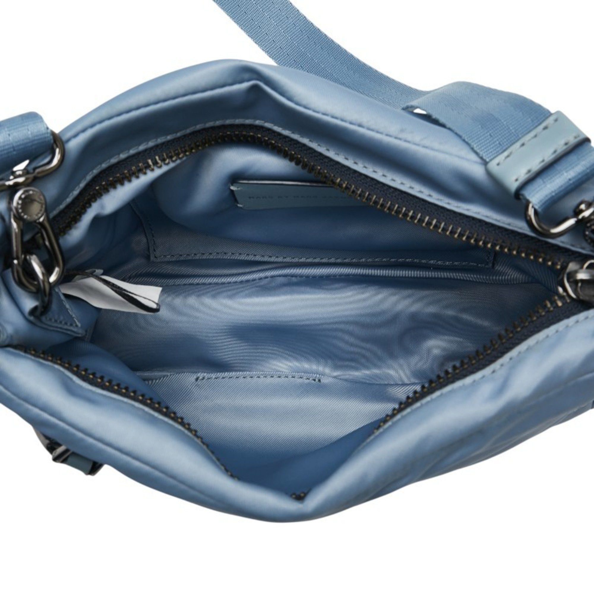 Marc Jacobs Marc Jacobs logo shoulder bag in blue nylon and leather for women. Size ONE SIZE - 6 Thumbnail