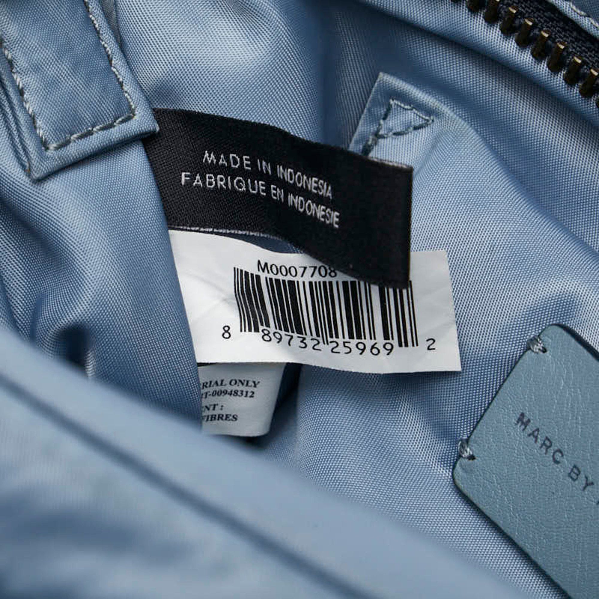Marc Jacobs Marc Jacobs logo shoulder bag in blue nylon and leather for women. Size ONE SIZE - 8 Thumbnail