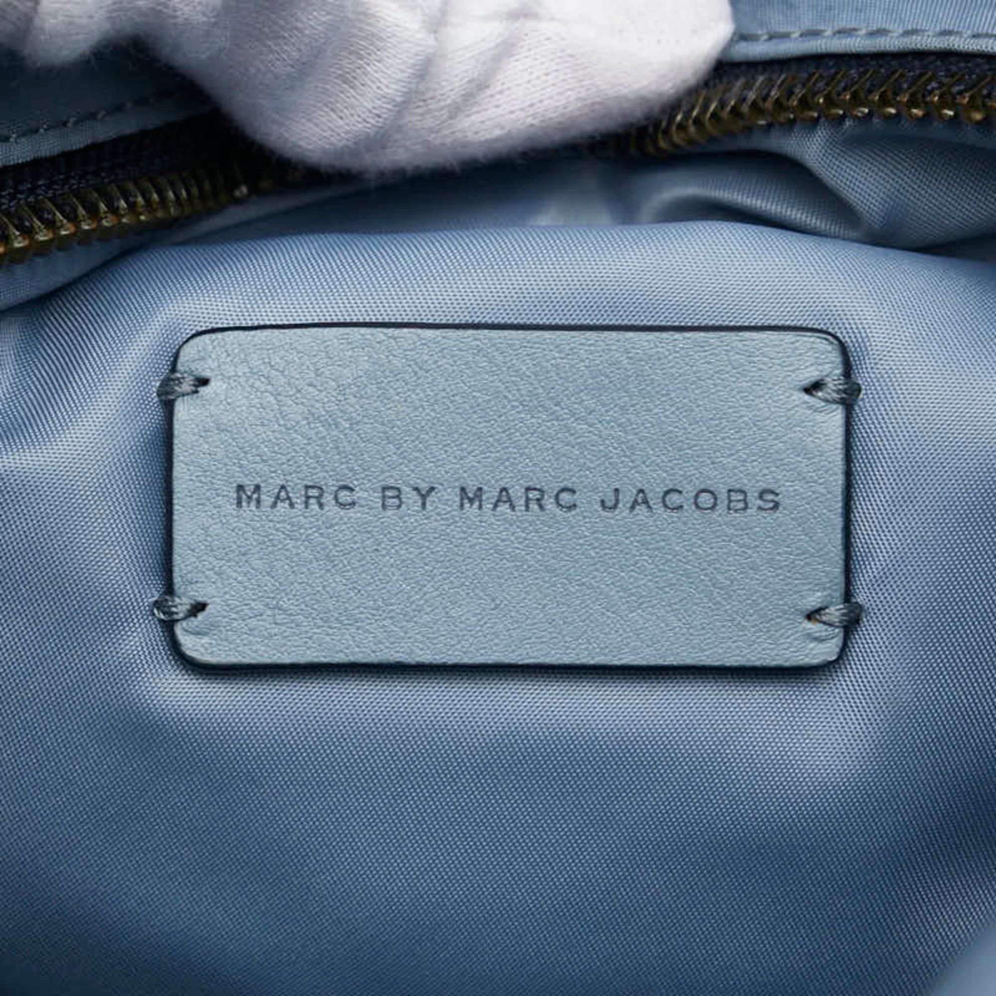 Marc Jacobs Marc Jacobs logo shoulder bag in blue nylon and leather for women. Size ONE SIZE - 7 Thumbnail
