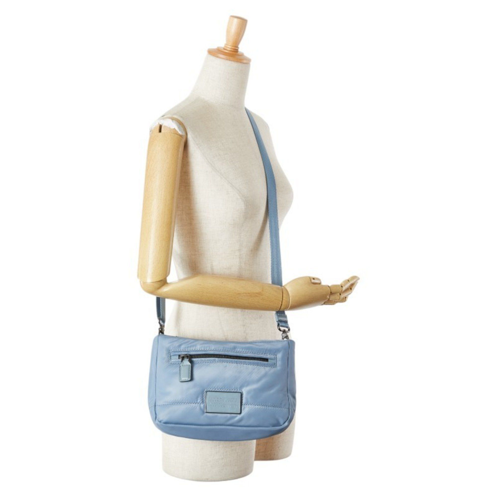 Marc Jacobs Marc Jacobs logo shoulder bag in blue nylon and leather for women. Size ONE SIZE - 9 Thumbnail
