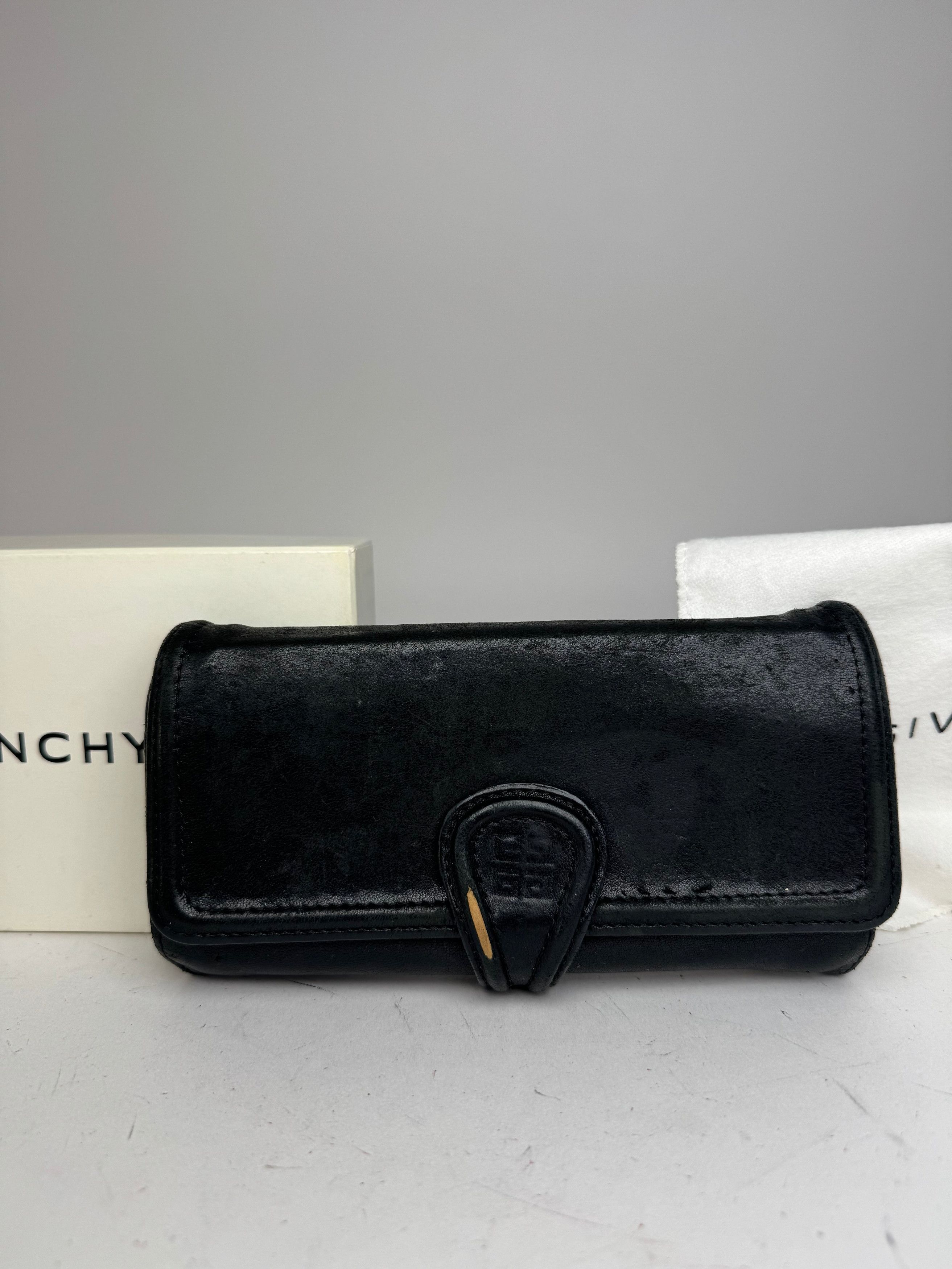 Givenchy Vintage Leather Wallet black Size ONE SIZE - 6 Thumbnail